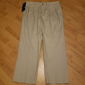 NWT Savane Men's Khaki Dress Pants 36 x 29